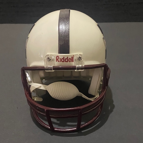 Mississippi State Cream and Maroon Decorative Mini Helmet - Picture 2 of 5